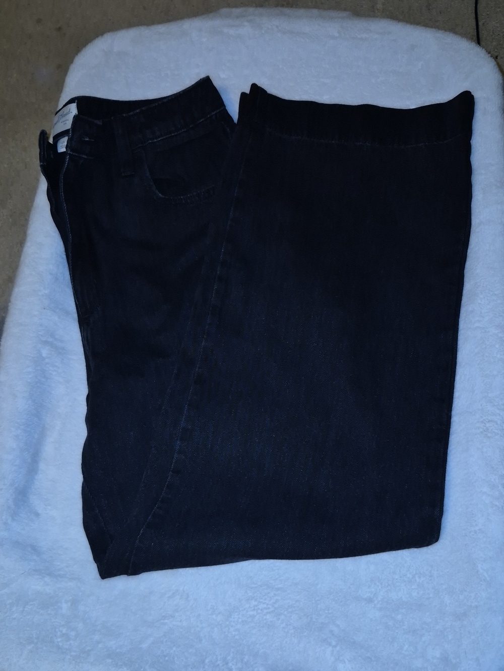 Women's Dark Black Denim Jeans